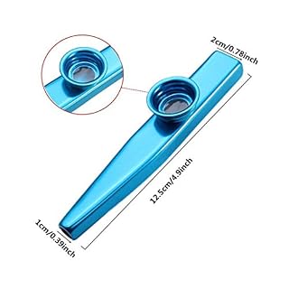 Ensemble De 6 Couleurs Métal Kazoo Instruments De Musique Bon Compagnon Pour Une Guitare Ukulélé Grand Cadeau Pour… - Les Beatles, Paul McCartney, John Lennon, RIngo Starr, George Harrison Ensemble De 6 Couleurs Métal Kazoo Instruments De Musique Bon Compagnon Pour Une Guitare Ukulélé Grand Cadeau Pour… – Image 2