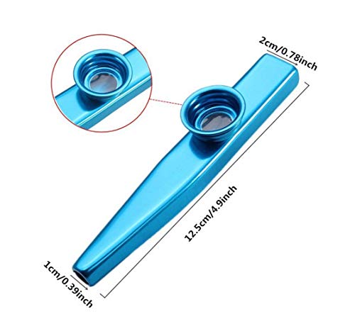 Ensemble De 6 Couleurs Métal Kazoo Instruments De Musique Bon Compagnon Pour Une Guitare Ukulélé Grand Cadeau Pour… - Les Beatles, Paul McCartney, John Lennon, RIngo Starr, George Harrison Ensemble De 6 Couleurs Métal Kazoo Instruments De Musique Bon Compagnon Pour Une Guitare Ukulélé Grand Cadeau Pour… – Image 3