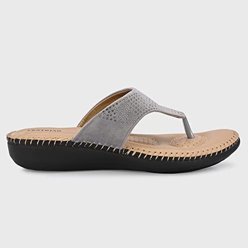 Image of Centrino Women Thong Sandals & Comfortable Ortho Care Sandal For Ladies | Fashion Wear Sandal & Chappal | Soft Cushioned for More comfort (2855)