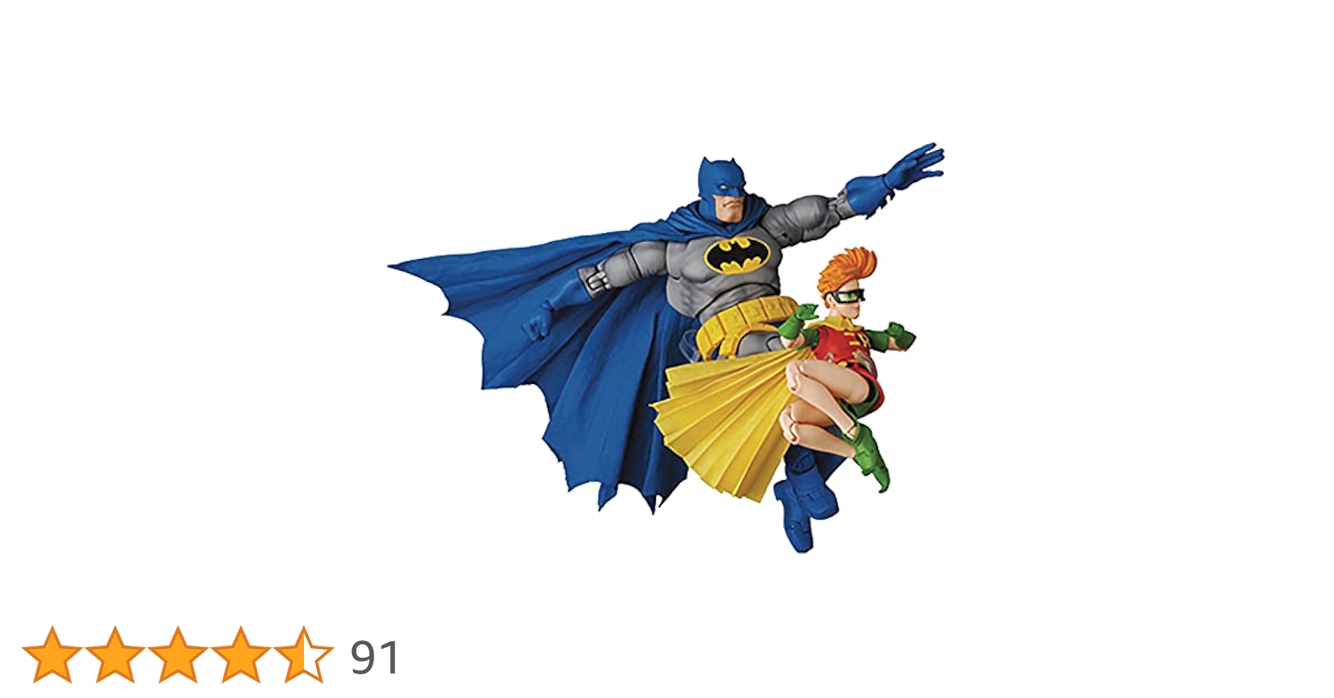 MAFEX No.139 Batman Blue Version & Robin The Dark Knight