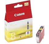 Canon - CLI-8Y - Jaune - original - réservoir d'encre - pour PIXMA iP3500, iP4500, iP5300, MP510, MP520, MP610, MP960, MP970, MX700, MX850, Pro9000