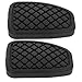 GARVALON 2pcs Automotive Pedal Covers Rubber Brake and Clutch Pads Easy to Clean Long-Lasting Material