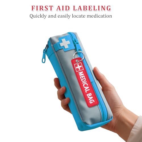 2 Pack Medical Alert Bag Tags, Emergency Medical Equipment Luggage Tags for CPAP Respiratory Equipment, Diabetes, Allergy - Everyday Home and Travel Medical Device Luggage Tag4