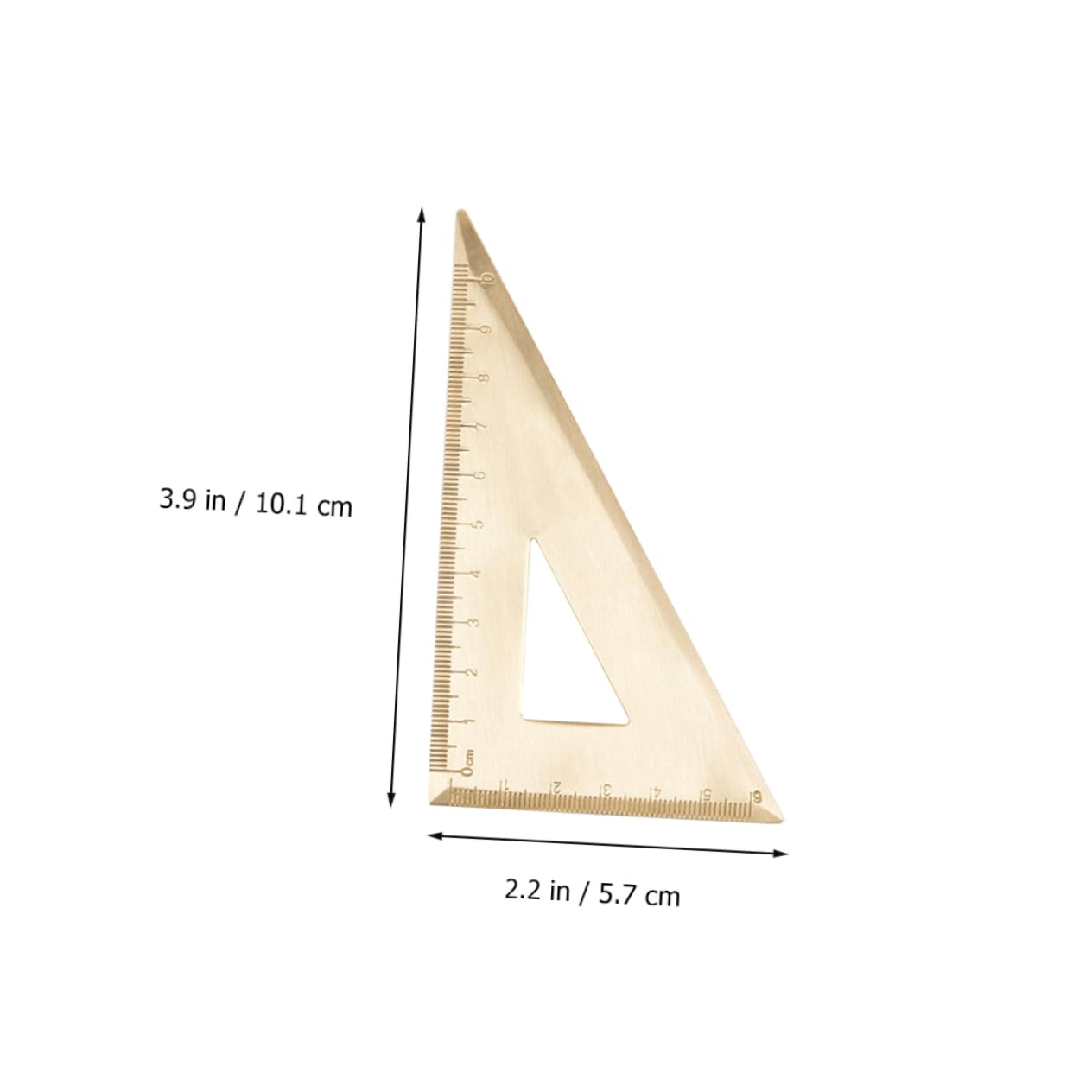 Operitacx 2sets Geometrici Triangolo Righello e Goniometro e Scolastici Precisione e Portabilità