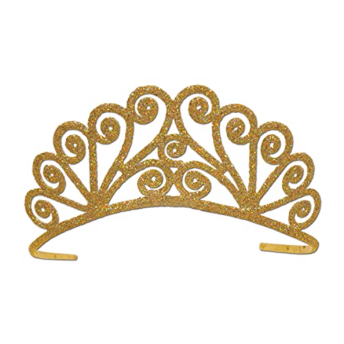 Diadème en or Beistle au fini brillant pour une touche royale en soirée