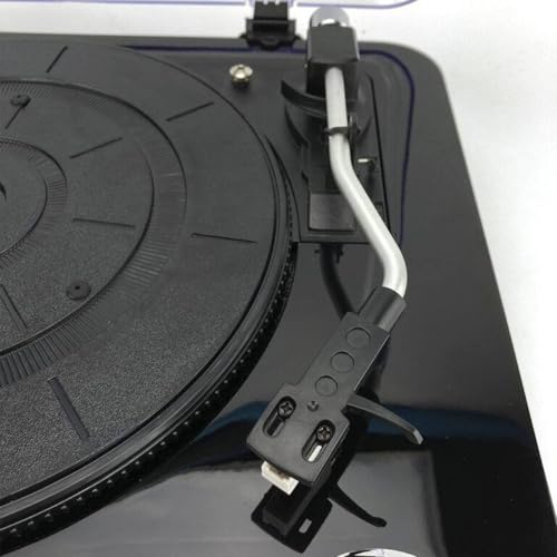 Tocadiscos AIWA de 3 velocidades con Bluetooth 5.4 y altavoces integrados para un sonido limpio 6