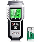 Stud Finder Wall Scanner, Nulksen 5 in 1 Upgraded Wall Detector, Stud Sensor with battery for Center&Edge of Metal AC Wire Beam Wood Studs Detection, Pipe Locator
