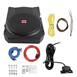 SPACE SAVING: Provides excellent low frequency sound for your vehicle without taking up much space. Car subwoofer is only 2.6 inches thick, making it easy to install under your . 800W POWER:Untersitz subwoofer auto offers powerful control for adjusti...