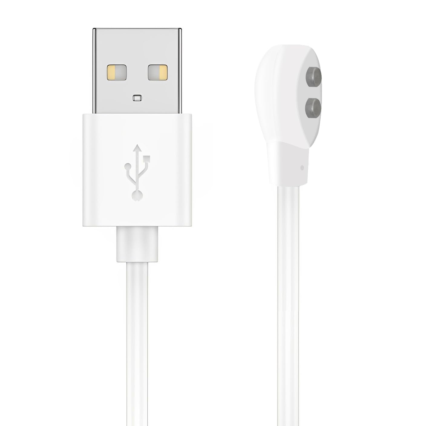 Cable de carga magnético USB CC de 2.7 pies (6 mm) – Cable de repuesto ideal para masajeadores recargables, juguetes, relojes de niños, entrenadores de mascotas, dispositivos de limpieza