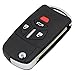 ARANA New Design 4/3 with Panic Buttons Remote Key Fob Flip Key Case Shell for Mitsubishi