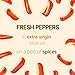Gusta Pepper Compote in Olive Oil on a Bed of Spices - Made in Italy - Organic Bell Peppers Glass Jar with Extra Virgin Olive Oil - Non-GMO, All Natural - Perfect Snack - 9.88oz Glass Jar