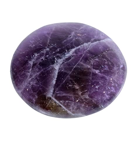 Amethyst Scheibenstein | Handschmeichler Taschenstein | Hochwertiger Edelstein Lebensquelle Plus Cover