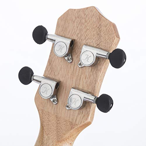 UKULELE CONCERTO 24 KAYKE SERIES CORPO ABACAXI KAL 330 CP FRISO E ROSETA EM ABS C/BAG KALANI MOGNO