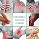 Ultraschall-Physiotherapiegerät, 15-Minuten-Timing + 3 Gänge einstellbar, Physiotherapie – Taille, Arm, Körper, Schmerzlinderung, Muskelmassagegerät, Effektive Strahlungsfläche: 4 cm²