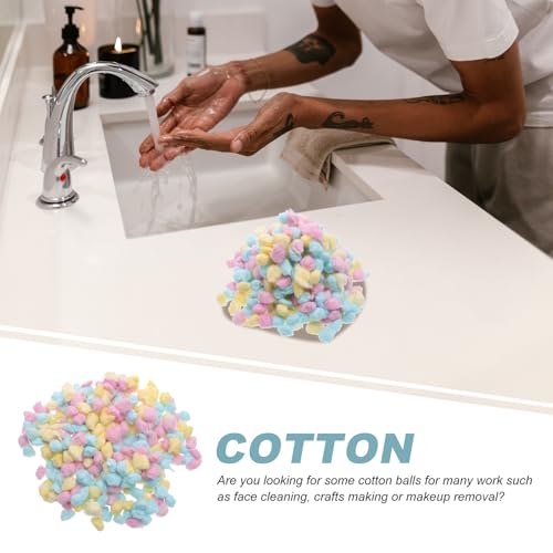 Boules de coton visage bébé anti irritation absorbantes et légères pour soins