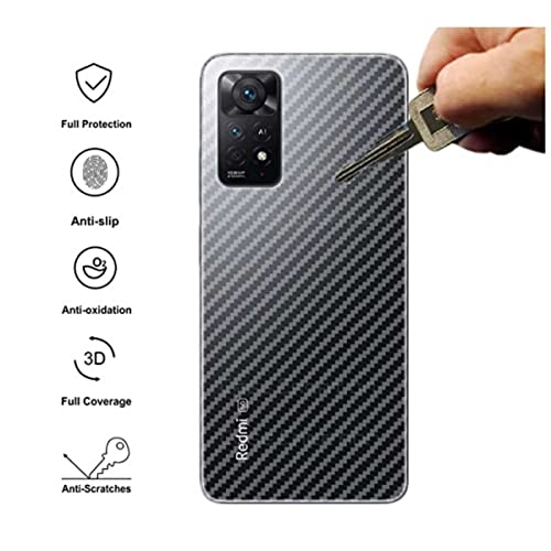 Kit Película 5D Ceramica para Xiaomi Redmi Note 12 4G + Película Traseira Fibra + Película de Câmera