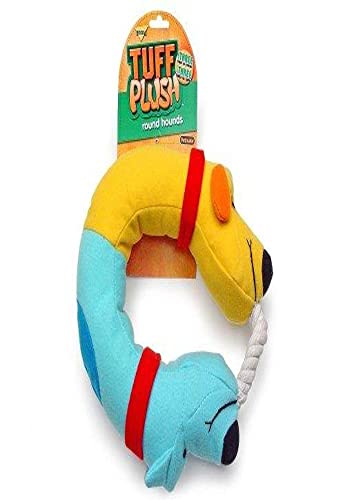 Booda Tuff Plush Round Hounds, Rope #TOP17