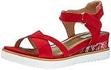  s.Oliver Damen 5-5-28700-34 Riemchensandalen, Rot (RED 500), 38