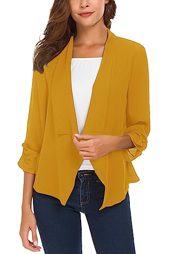 Blazer léger en mousseline Urban CoCo pour femme veste fluide chic