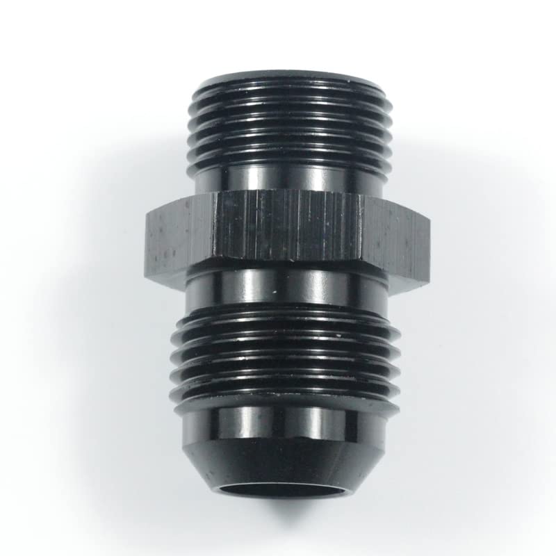 Aluminum AN-10 10AN Male to M18 x 1.5 Metric Straight Fitting Adapter Black | UK Aluminum AN-10 10AN Male to M18 x 1.5 Metric Straight Fitting Adapter Black | UK