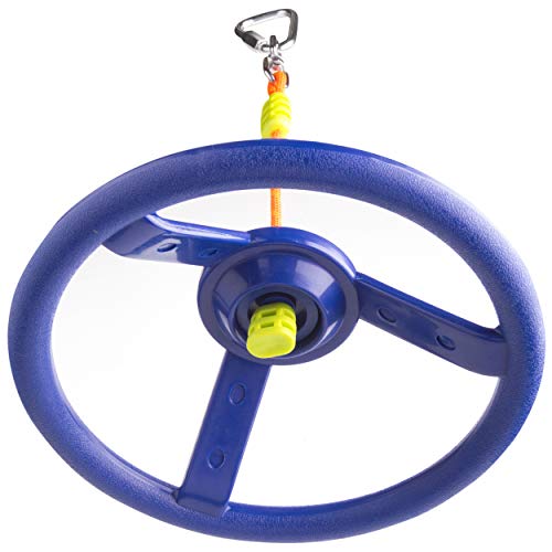 Cateam Ninja line Spinner Wheel with 360 Degrees Rotating Joint and ninjaline Carabiner - 360 Degrees Rotating Accessory for Your Obstacle Course - Thumbnail 5