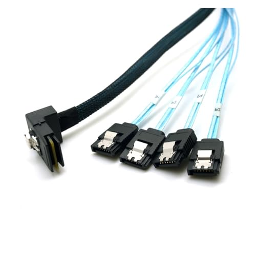 Cable divisor SFF-8087 a 4 SATA 7Pin 100cm miniatura 6