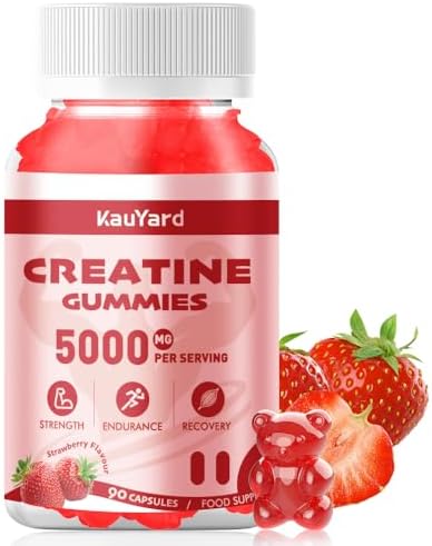 Creatine Monohydrate 5000mg Gummies - Sugar Free Muscle Support S...