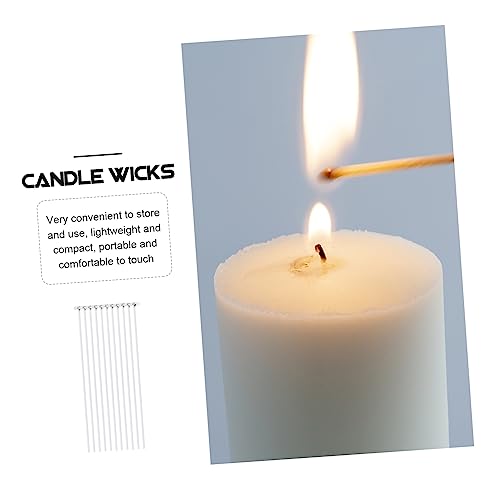 100 piezas de mechas de algodón para velas DIY miniatura 2