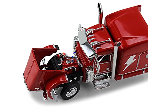 First Gear Peterbilt Model 389 con Trailer 1/64 miniatura 4