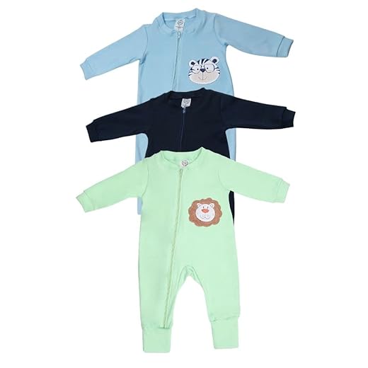 Macacao Bebe Kit 3 Peças Com Ziper Bordado e Liso Roupa Menina 100% Algodão
