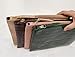 NIGEDU Women Envelope Clutch Purse Bag Fashion Crocodile Embossed PU leather Oversized Ladies Evening Party Clutches (Green)