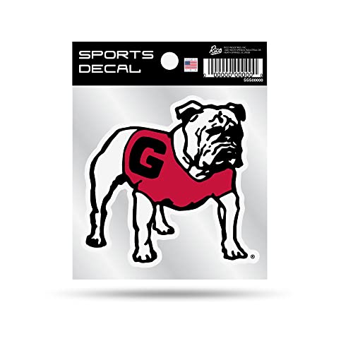 Rico Industries NCAA Georgia Bulldogs Mascot 4" x 4" Decal