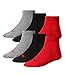 Produktbild PUMA Unisex Quarter Quarters Socken 6er Pack, Größe:47-49;Farbe:black/red