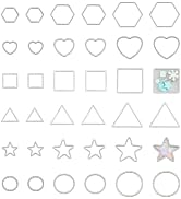 PH PandaHall 168pcs Hexago Open Bezel Connecteur Charms, 7 Couleurs Creux Cadre Blancs Géométrique Lien Pendentif pour DIY UV Résine Époxy Résine Boucle D'Oreille Bracelet Bijoux, 20x15mm