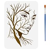 Laissez libre cours à votre créativité:ce modèle est idéal pour de nombreuses idées et matériaux de bricolage.. Utilisez-le pour la décoration murale, décoration de meubles en bois, impression sur tissu, assiettes en céramique peintes, ou en confectionnant des cadeaux personnalisés. Elles vous encourage à mêler des éléments naturels à l'expression personnelle., ajouter une touche artistique unique à votre maison ou à vos objets faits main