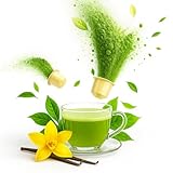 Goodwei Matcha Vanille Tee Kapseln 20 Stück, kompatibel mit Nespresso®* - mit echtem Vanilleschotenextrakt und einem hauch Stevia (Vanille)