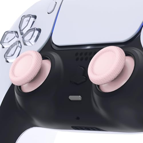 Image of Replacement Joystick Analog Caps for PS5 Controller | Anti-Slip Thumb Grips Cover Stick | Thumbstick Caps for PlayStation 5 DualSense Gamepad (Cherry Blossoms Pink)