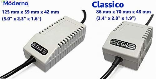 AirDrive Adattatore CA Classico UE C64 - Alimentatore sostitutivo Commodore 64, Presa UE (Grigio)