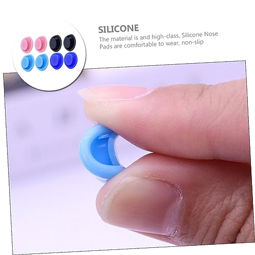 Almohadillas para la nariz antideslizantes de gel de sílice kit de 16 pares para anteojos 5