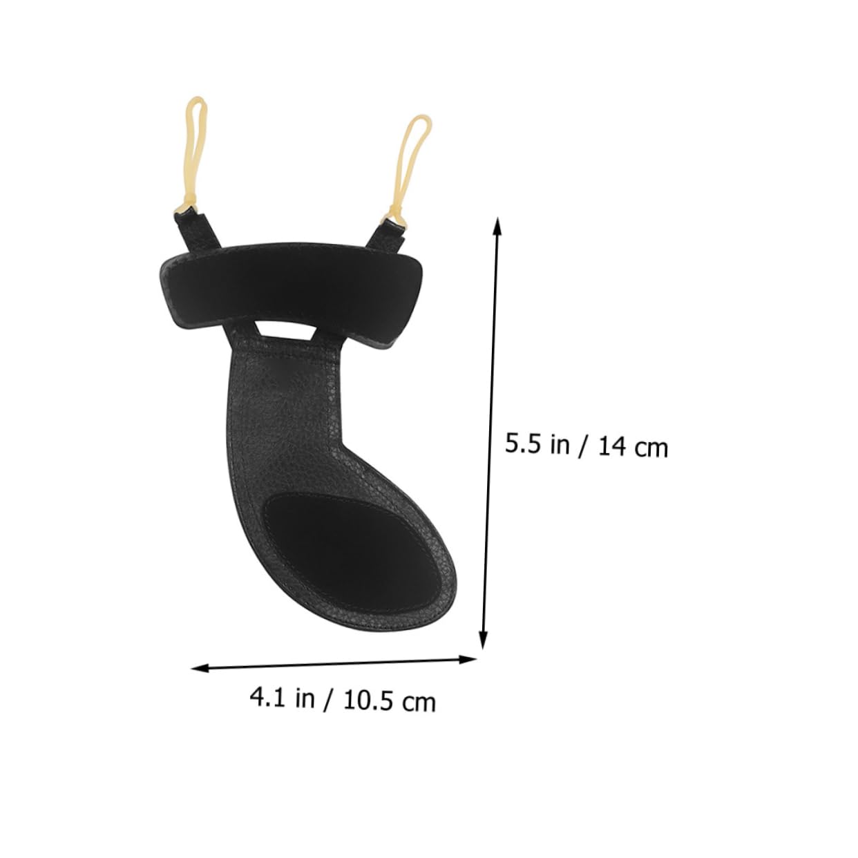 LIFKOME Leather Violin Shoulder Pad Chin Rest Pad for Beginners Durable Comfortable Design Easy to Install Violin Accessory for Enhanced Playability