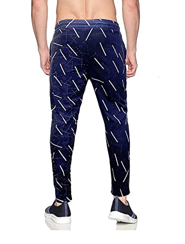 Image of AVOLT Men Slim Fit Lycra Blend Track Pants