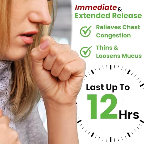 TIME-CAP LABS, INC. Timely Guaifenesin 1200 mg Extended Release Tablets - Expectorant Mucus Relief & Chest Congestion Relief for Adults - Lasts up to 12 Hours - 70 Count - Thumbnail 2