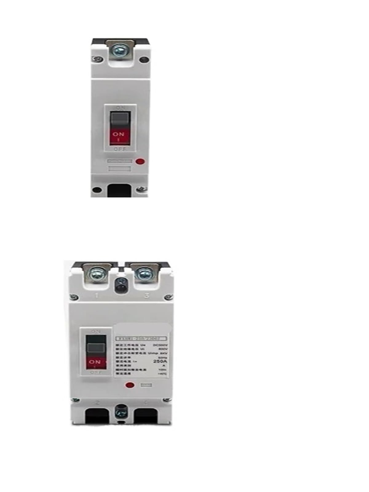 OSHZIKJII 1PCS Breaker 1P 250V 2P 500V 3P 750V 4P 1000V(160A)
