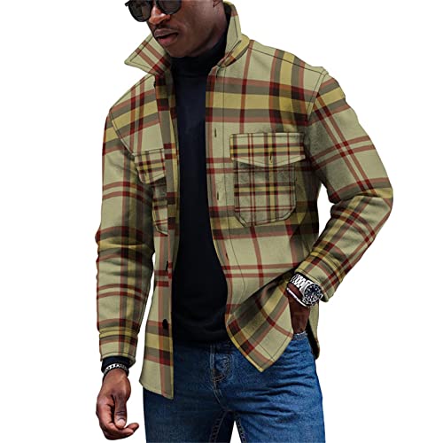KONG JIMFAN Jacke Herren Herbstjacke Herren Westernhemden Winterjacke Herren Sweatjacke Imprägnierspray Jacke Herren Jacke Bomberjacken Herren Polo Hemden Herren Fahrrad Regenjacke(Brown,XL) KONG JIMFAN Jacke Herren Herbstjacke Herren Westernhemden Winterjacke Herren Sweatjacke Imprägnierspray Jacke Herren Jacke Bomberjacken Herren Polo Hemden Herren Fahrrad Regenjacke(Brown,XL)