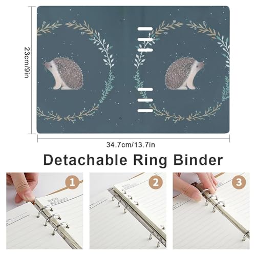 Carnet de notes A5 rechargeable pour organiser vos écrits sans perdre de pages