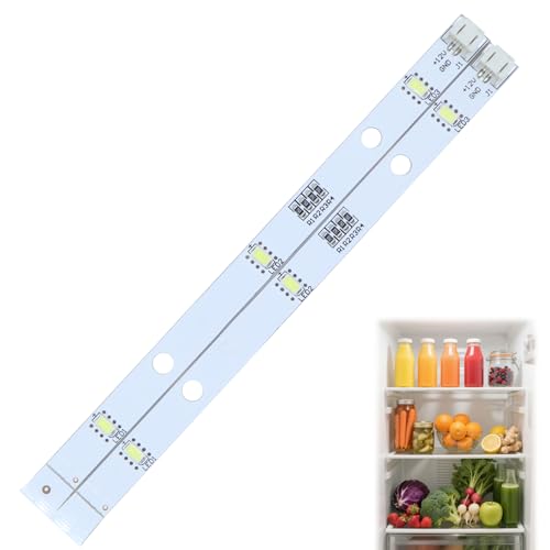 2pcs Aplicable a Hisense Tira de luz LED, luz Blanca Iluminación para Frigoríficos, Compatible con Barra de Lámpara LED para Frigorífico Rongsheng Hisense 1629348