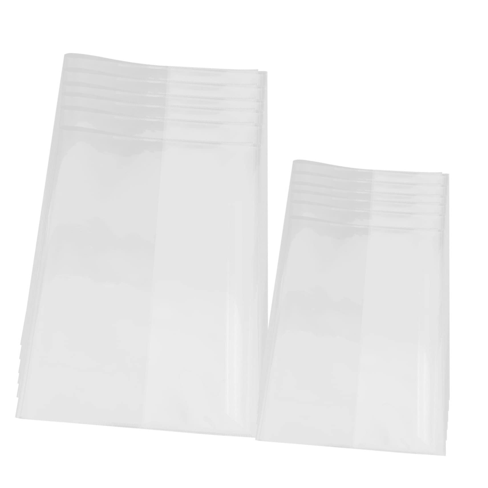 DOITOOL 80 Piezas Pack Protectores Transparentes para Libros Fundas Adhesivas Resistentes y Fáciles de Instalar para Cuadernos Escolares y Textos Cubiertas Protectoras Duraderas para