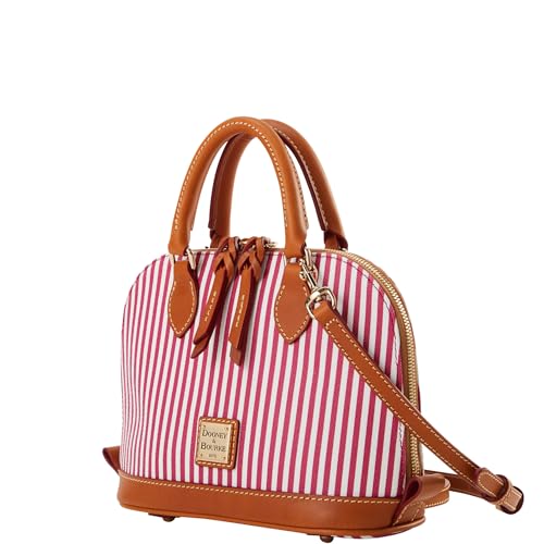 Dooney & Bourke Handbags for Women, Seaview Bitsy Small Striped Satchel Bags for Women, Removable Crossbody Strap2