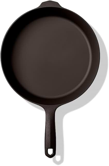 Field Company 10.25-Inch Cast Iron Skillet – Pre-Seasoned Frying Pan for...