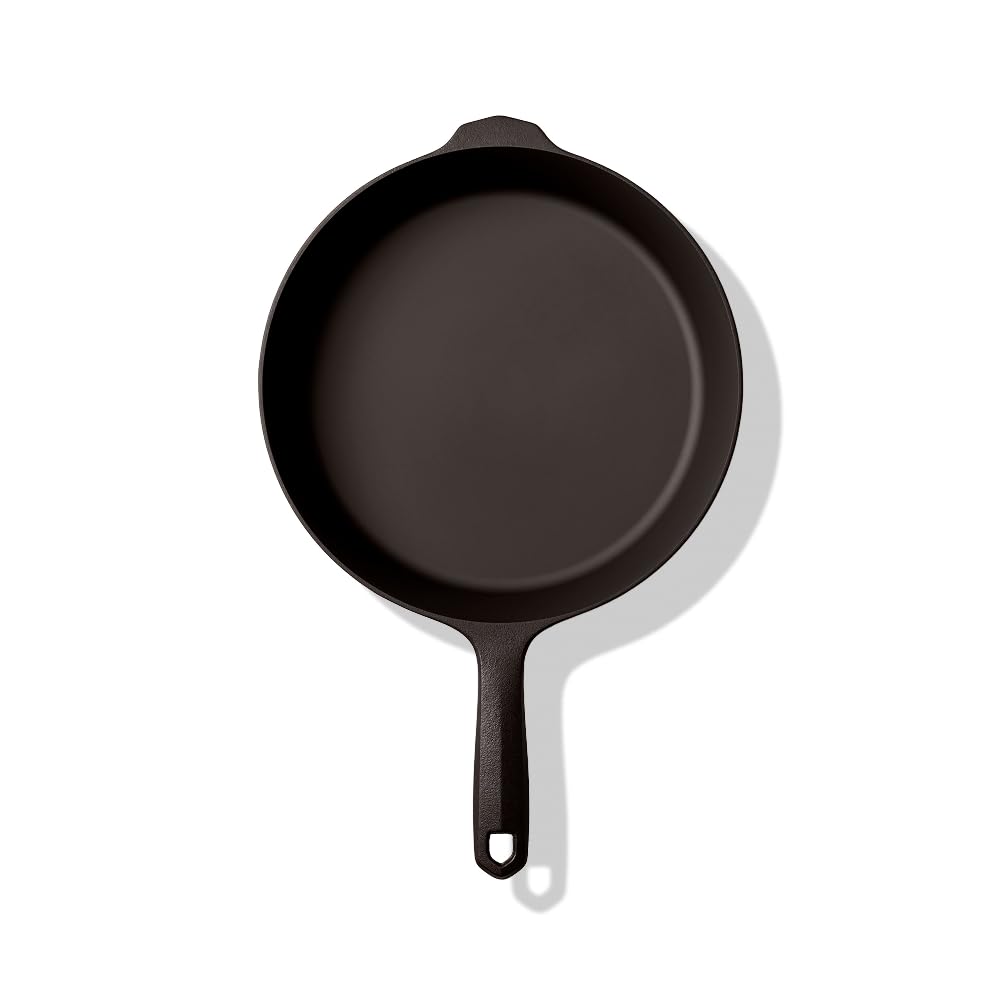 Field Company No.8 Cast Iron Skillet, 10 ¼ inches—Smoother, Lighter, Made in USA, Vintage Style, Preseasoned